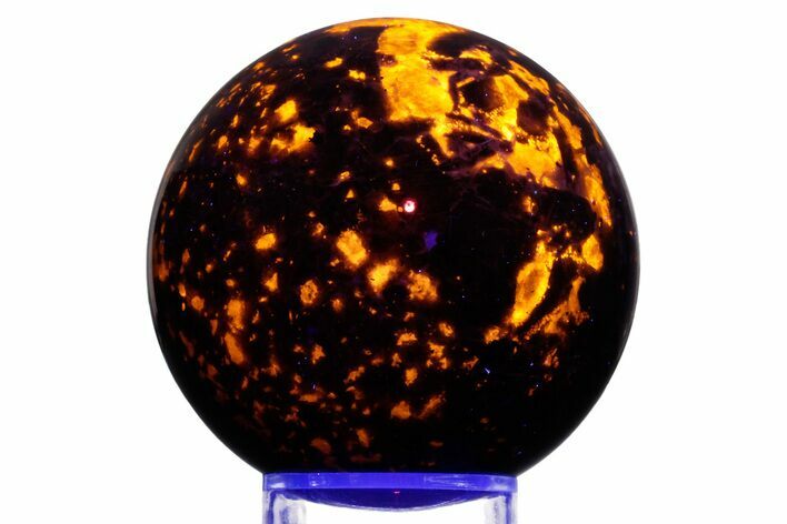 Fluorescent Polished Sodalite-Syenite Sphere - China #319400